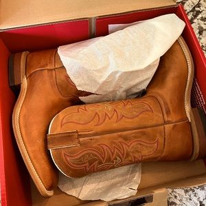 Nearly new Austin Distressed Justin Boots. Wife bought the wrong size. Worn once